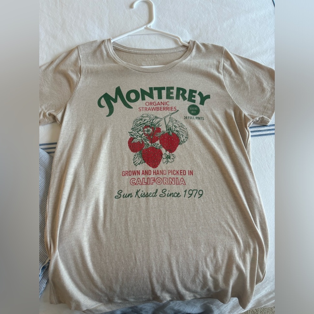 J Crew Strawberry Tee